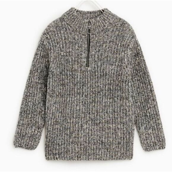 Zara Boys Quarter Zip Sweater - Picture 1 of 3